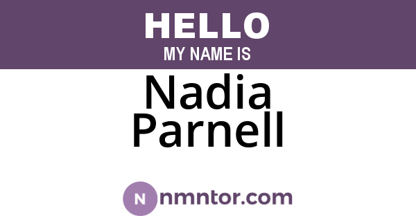 Nadia Parnell