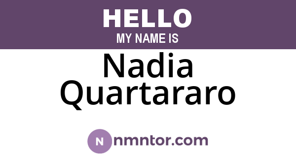 Nadia Quartararo