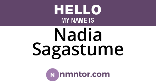 Nadia Sagastume