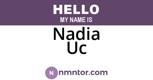 Nadia Uc