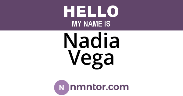 Nadia Vega
