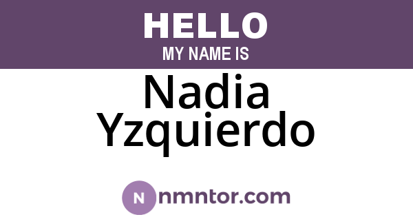 Nadia Yzquierdo