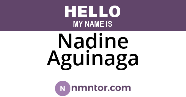 Nadine Aguinaga