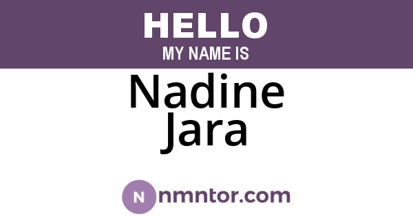 Nadine Jara