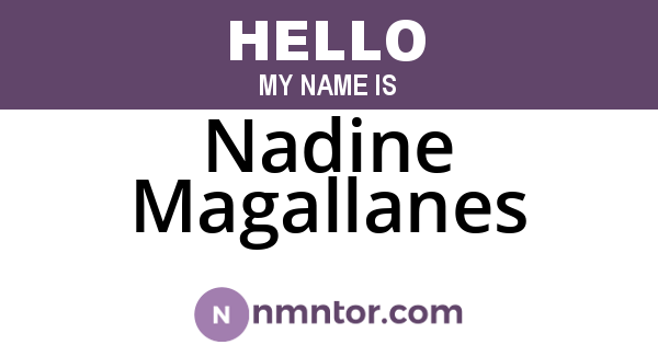 Nadine Magallanes
