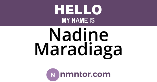 Nadine Maradiaga