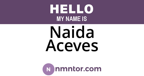 Naida Aceves