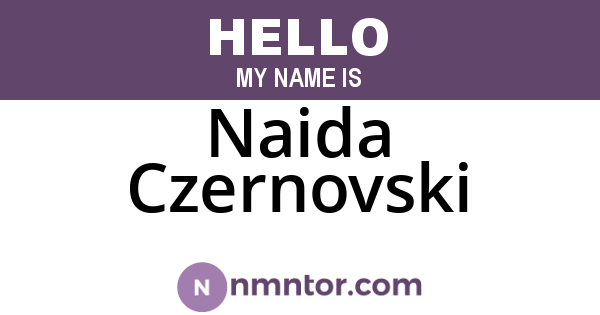 Naida Czernovski