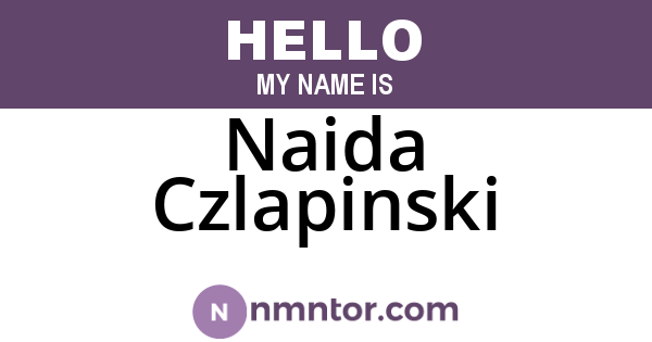 Naida Czlapinski