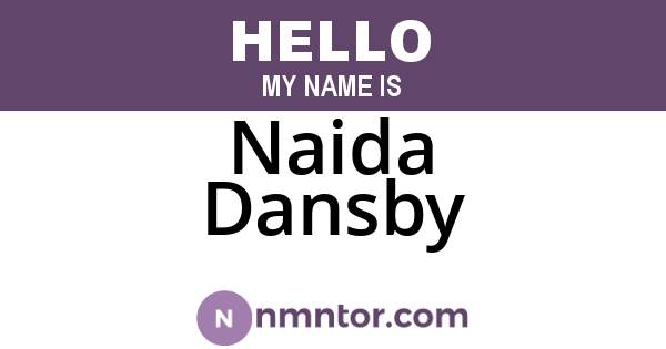 Naida Dansby
