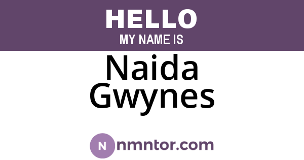 Naida Gwynes