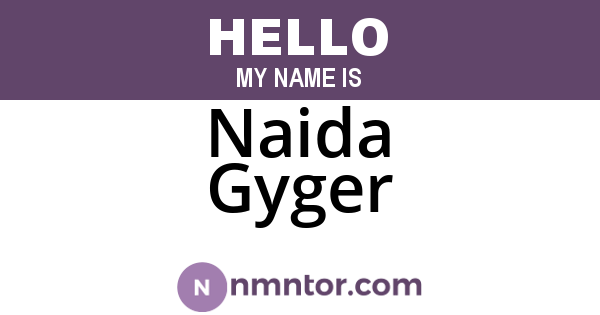 Naida Gyger