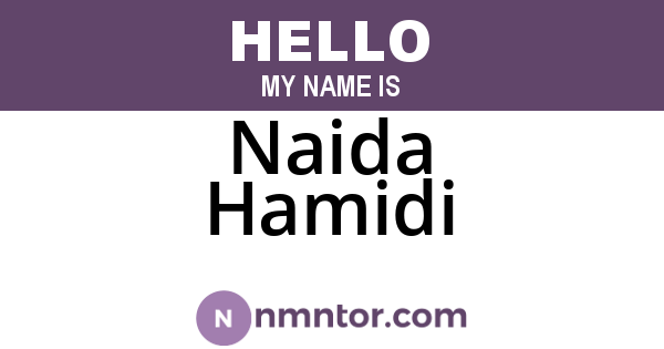 Naida Hamidi