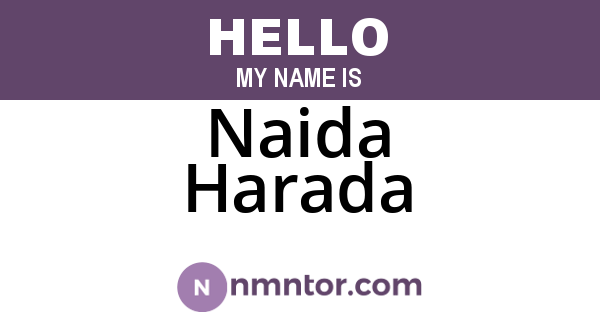 Naida Harada