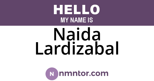 Naida Lardizabal