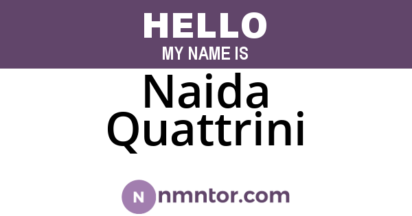 Naida Quattrini