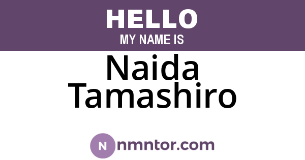 Naida Tamashiro