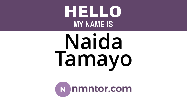 Naida Tamayo