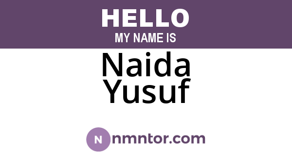 Naida Yusuf