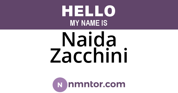Naida Zacchini