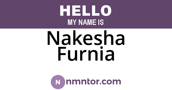 Nakesha Furnia