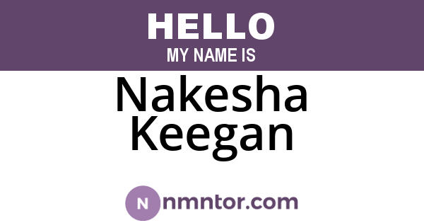 Nakesha Keegan