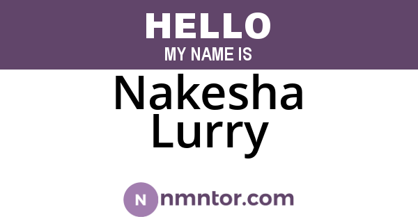 Nakesha Lurry