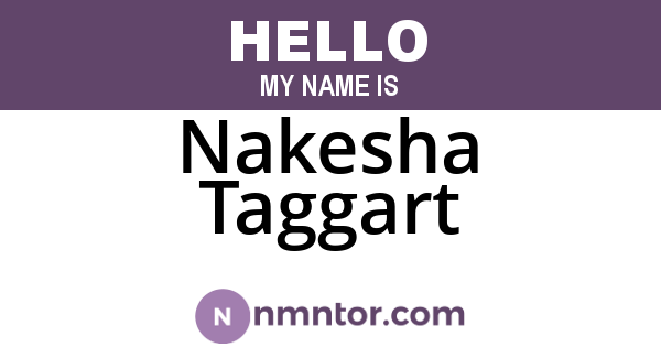 Nakesha Taggart