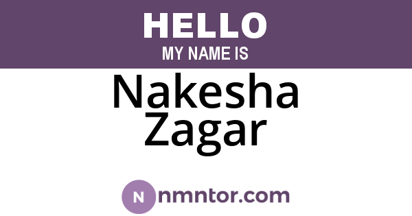 Nakesha Zagar
