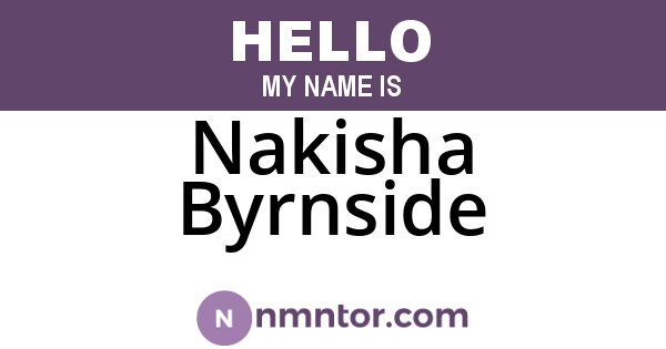Nakisha Byrnside