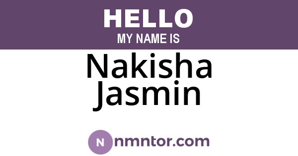 Nakisha Jasmin