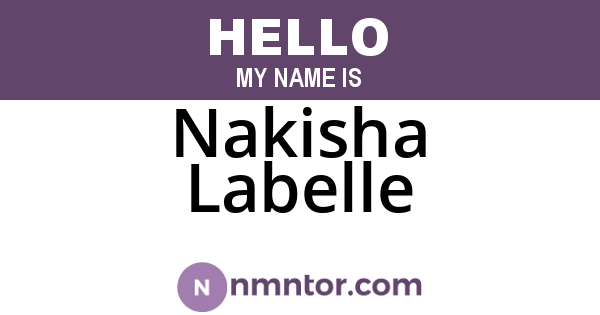 Nakisha Labelle
