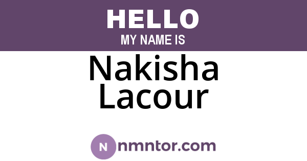 Nakisha Lacour