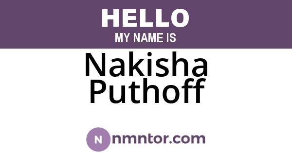 Nakisha Puthoff