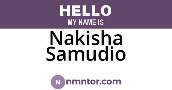 Nakisha Samudio