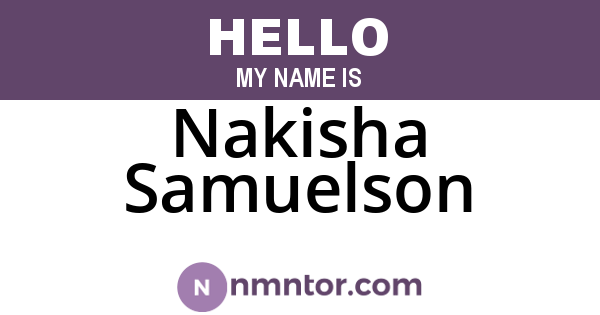Nakisha Samuelson