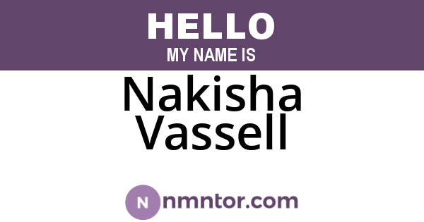 Nakisha Vassell