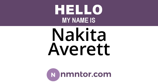 Nakita Averett