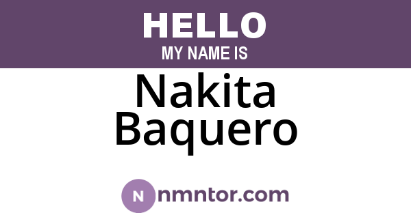 Nakita Baquero