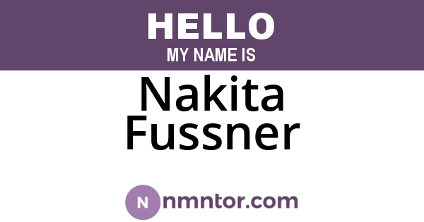 Nakita Fussner