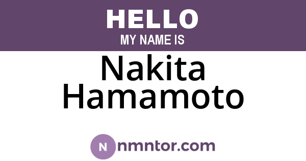 Nakita Hamamoto