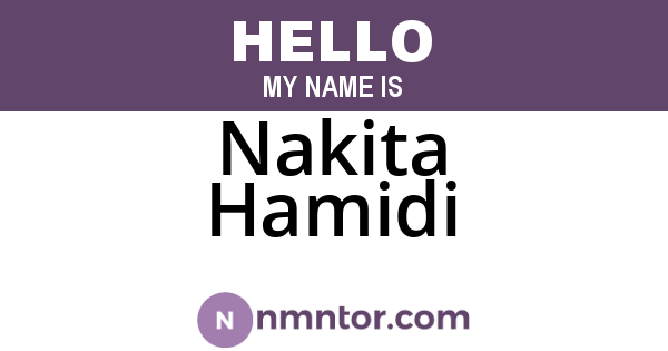 Nakita Hamidi