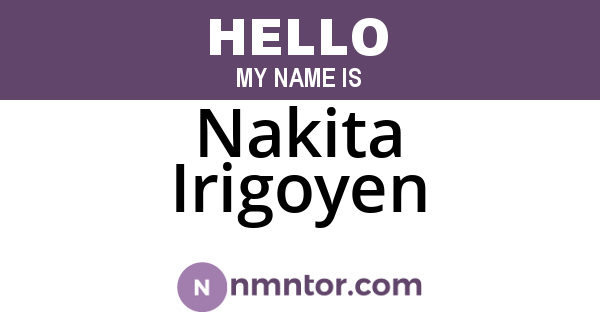 Nakita Irigoyen