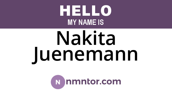 Nakita Juenemann