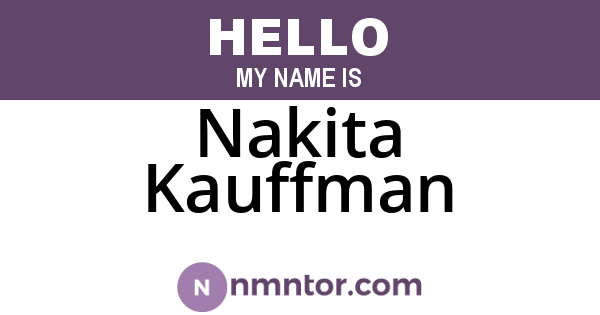 Nakita Kauffman