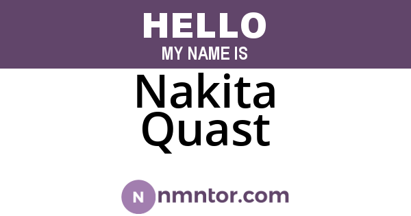 Nakita Quast
