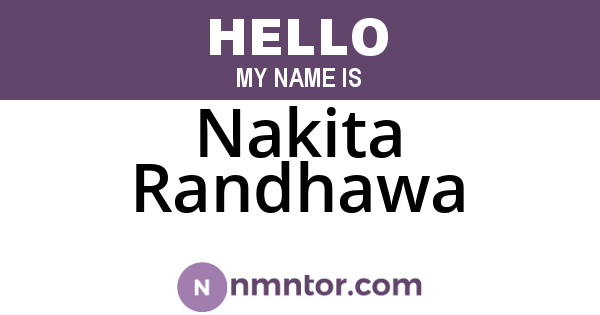 Nakita Randhawa