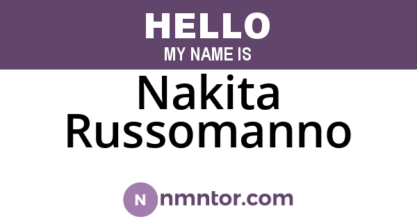 Nakita Russomanno