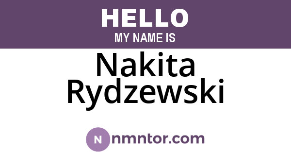 Nakita Rydzewski
