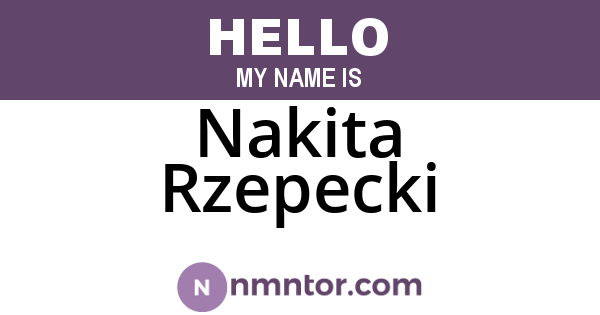 Nakita Rzepecki
